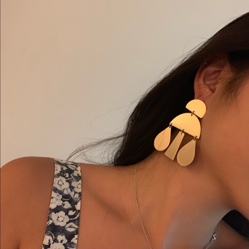 GEOMETRIC SHAPE EARRINGS